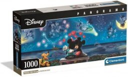 Clementoni Puzzle 1000 db Panorama Mickey And Minnie (kompakt boboz)