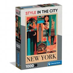 Clementoni Puzzle 1000 db Style In The City New York