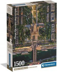 Clementoni Puzzle 1500 db HQC Flying Over Paris (kompakt boboz)