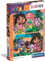 Clementoni Puzzle 2x20 db Dora The Explorer 2025