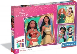 Clementoni Puzzle 3x48 db Square Disney Princess 2025