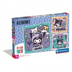 Clementoni Puzzle 3x48 db Square Kuromi 2025