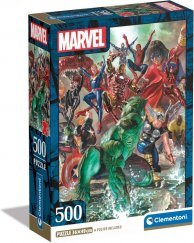 Clementoni Puzzle 500 db Marvel (kompakt boboz)