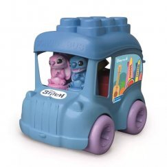 Clemmy Puha Építőkocka Stitch Busz Figurákkal