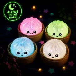 Dumpling Squishy Meglepetés Nagy Sötétben Világító
