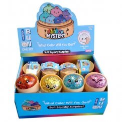 Dumpling Squishy Meglepetés Mini Glitteres
