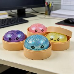 Dumpling Squishy Meglepetés Nagy Csillogó