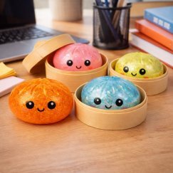 Dumpling Squishy Meglepetés Nagy Csillogó