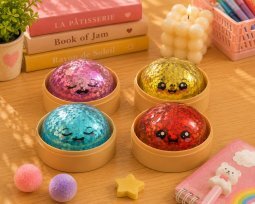 Dumpling Squishy Meglepetés Nagy Glitteres