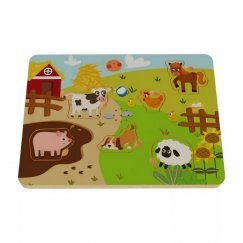 Fa Hangot Adó Állatos Puzzle