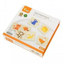Fa Készségfejlesztő Puzzle - Mit Esznek