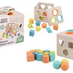 Happy World Bio Műanyag Formabedobó Kocka