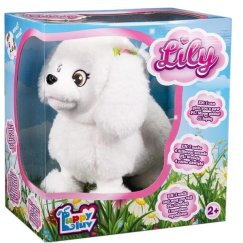 Huggy Luv Interaktív Fehér Kutyus - Lily