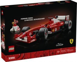 LEGO Icons 11375 Ferrari F2004 És Michael Schumacher