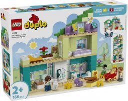 LEGO DUPLO 10470 3 az 1-ben Modern Családi Ház Figurákkal