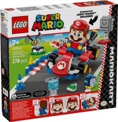 LEGO Super Mario 72043 Mario Kart™ – Interaktív LEGO Super Mario® Mario™ És Standard Kart