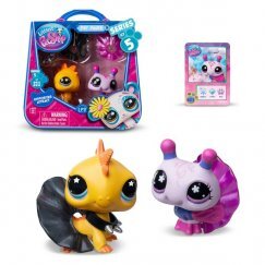Littlest Pet Shop Dupla Csomag - Iguána #414 És Méhecske #413 (5.széria)