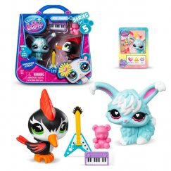 Littlest Pet Shop Dupla Csomag - Nyuszi #412 És Harkály #411  (5.széria)