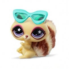 Littlest Pet Shop Figura -  Mosómedve #454 (5.széria)
