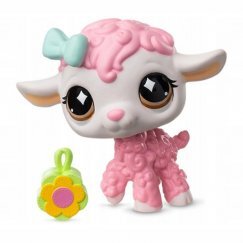 Littlest Pet Shop Figura -  Rózsaszín Bárány #463 (5.széria)
