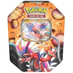 Pokémon TCG Slashing Legends Tin Fém Dobozban - Koraidon Barna