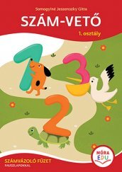Szám-vető 1. osztály  - Számvázoló füzet pauszlapokkal
