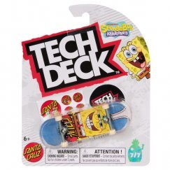 Tech Deck Ujj Gördeszka Mintás - Santa Cruz SpongyaBob