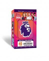 Topps Premier League Nagy Fémdoboz Focis Kártya 2026.