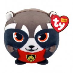 TY Beanie Balls Marvel Rocket Plüss Gombóc