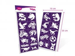 Tytoo Power Pack Fiús Csillámtetoválás Sablon Szett